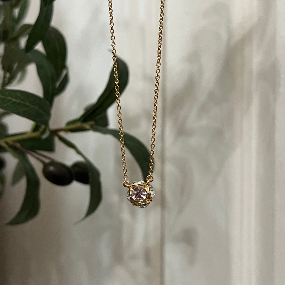 Kate Spade Necklace with Crystal Pendant